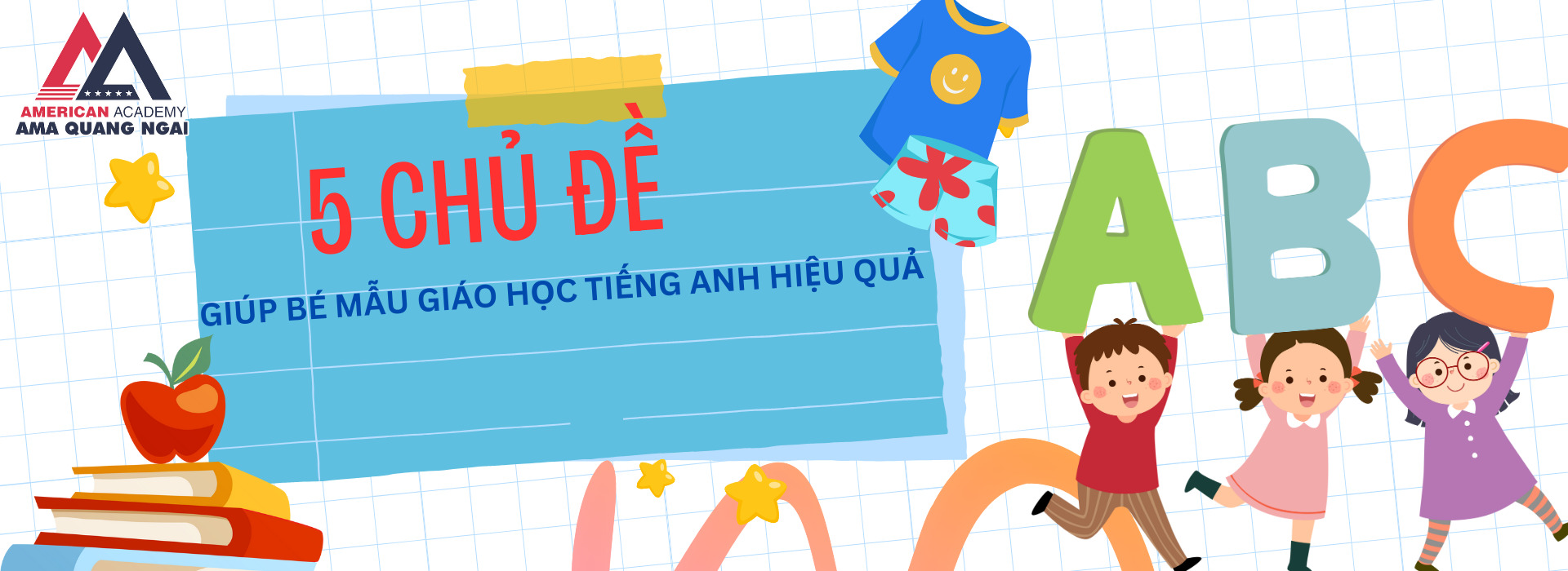 bé mẫu giáo học tiếng anh