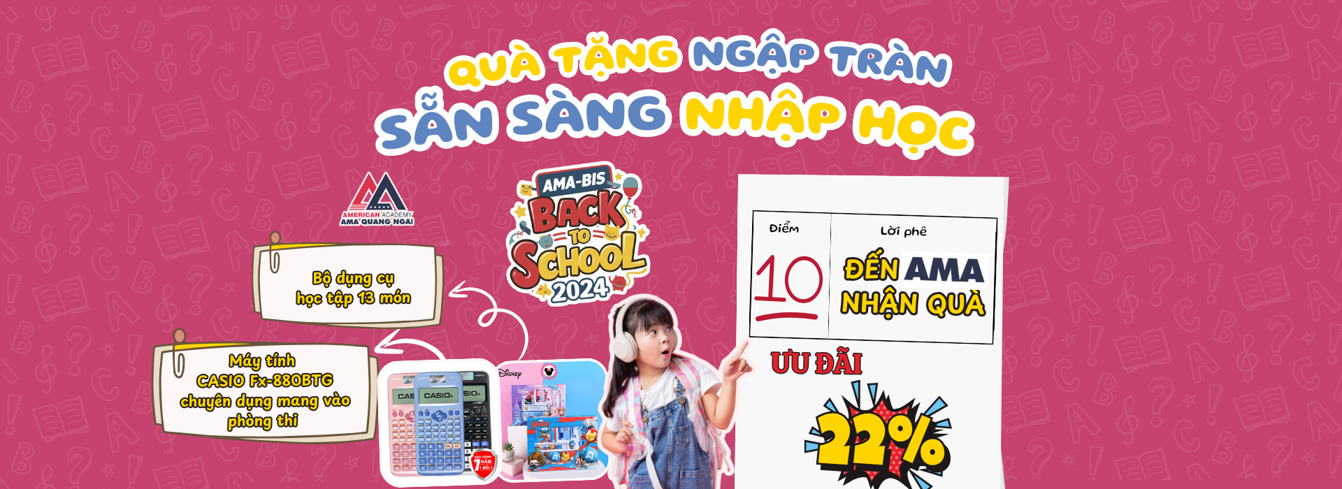 BACK TO SCHOOL Ưu đãi ngập tràn, sẵn sàng nhập học