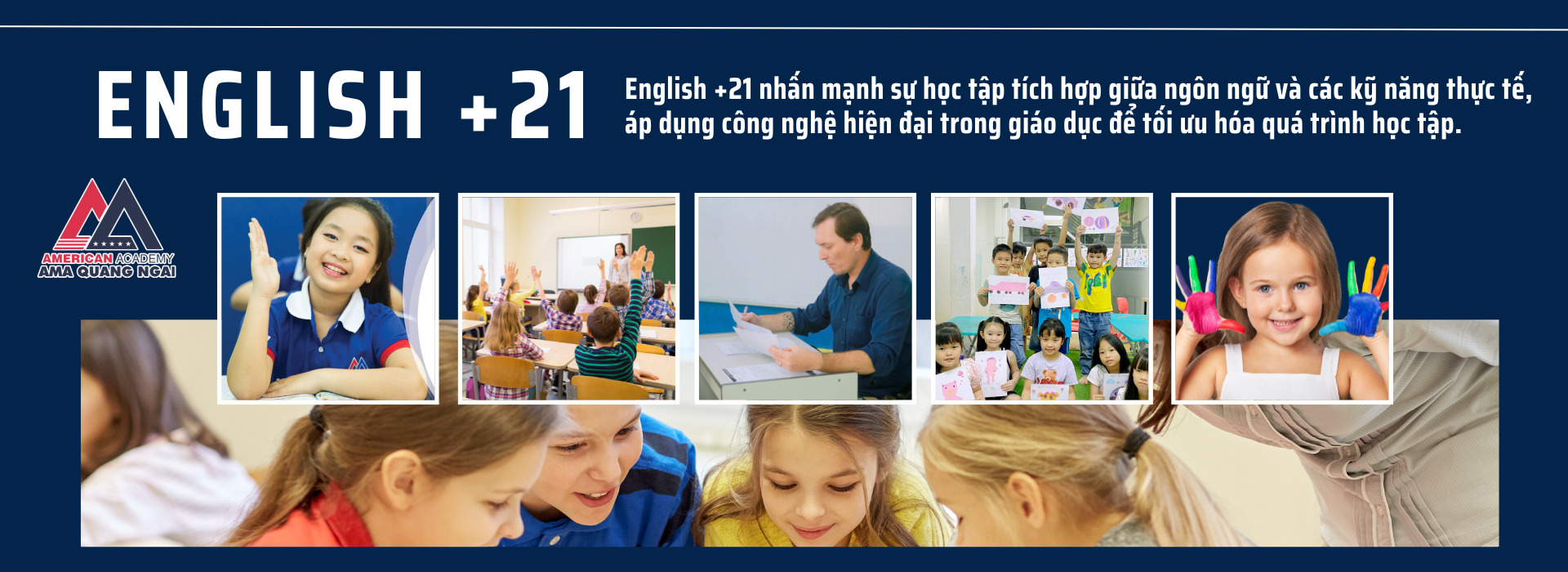 Học tiếng Anh mô hình English +21