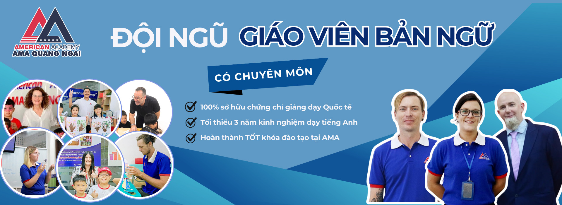 GIÁO VIÊN BẢN NGỮ CÓ CHUYÊN MÔN CAO TẠI AMA QUẢNG NGÃI