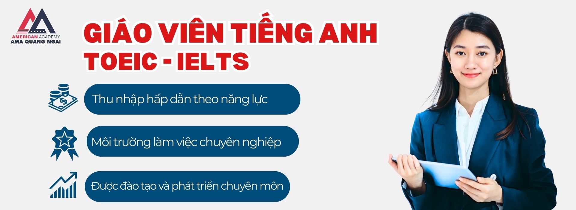 AMA Tuyển dụng giáo viên tiếng Anh