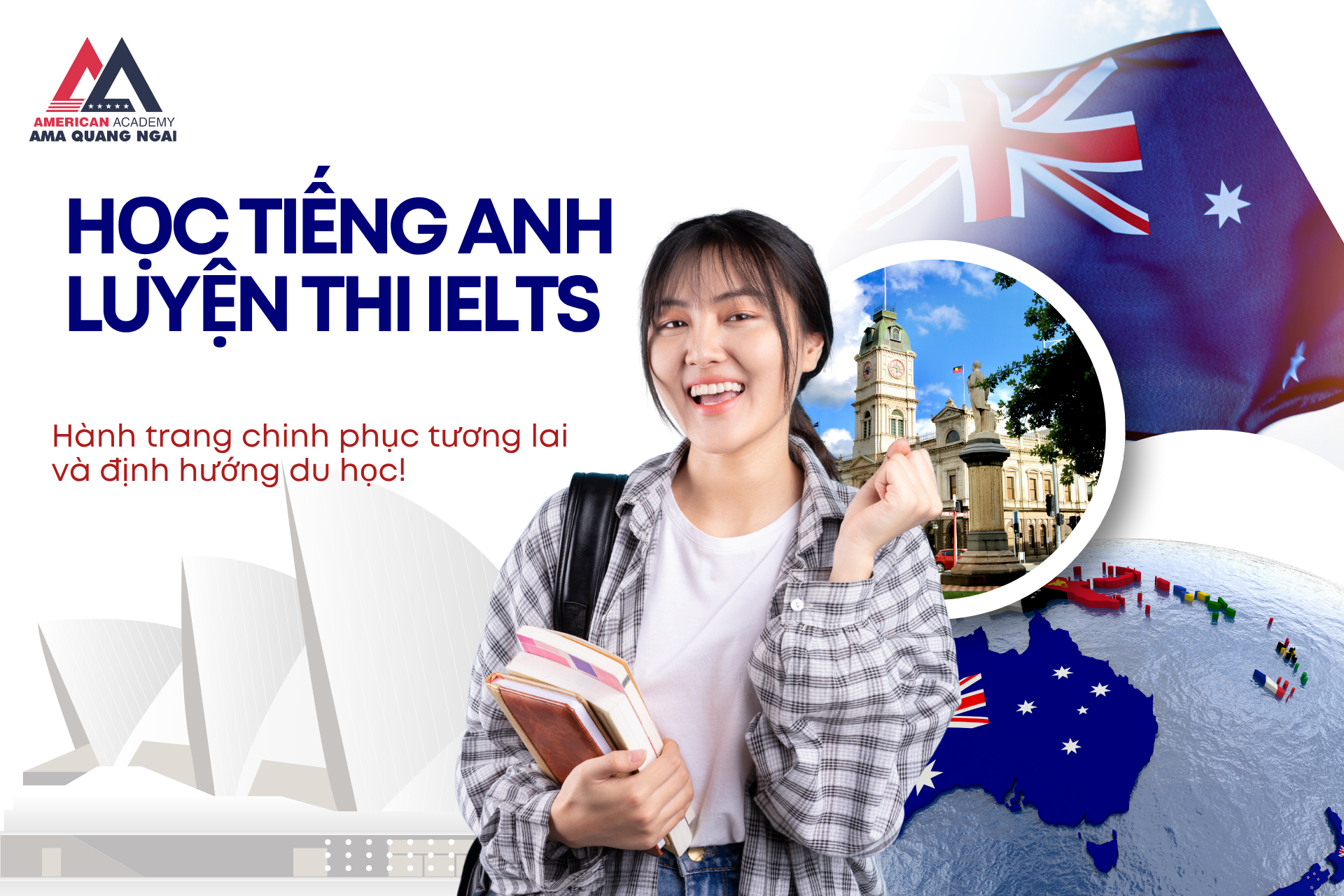 Học tiếng Anh luyện thi IELTS hiệu quả tại AMA Quảng Ngãi