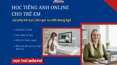 Học tiếng Anh online cho trẻ em