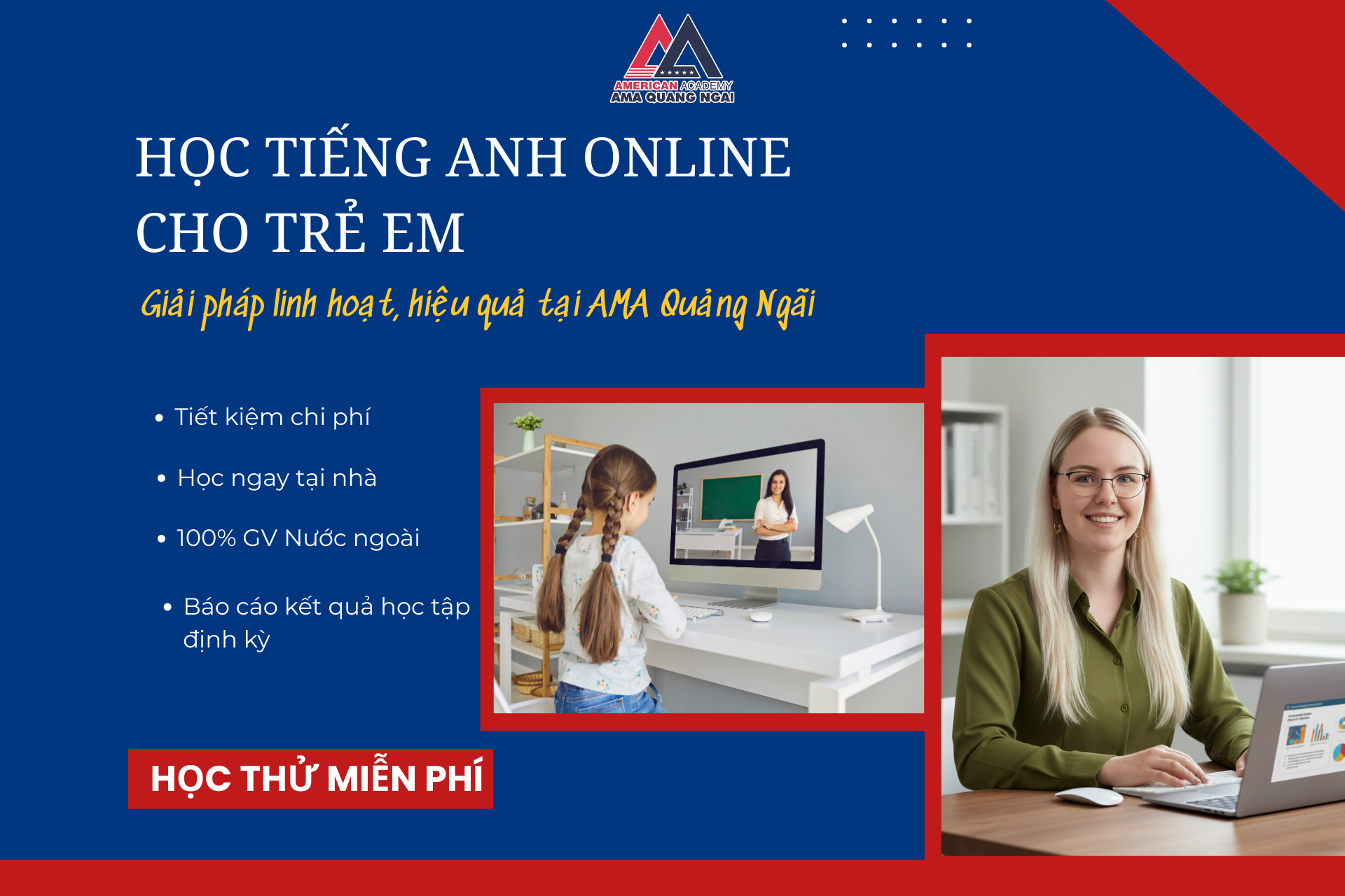Học tiếng Anh online cho trẻ em