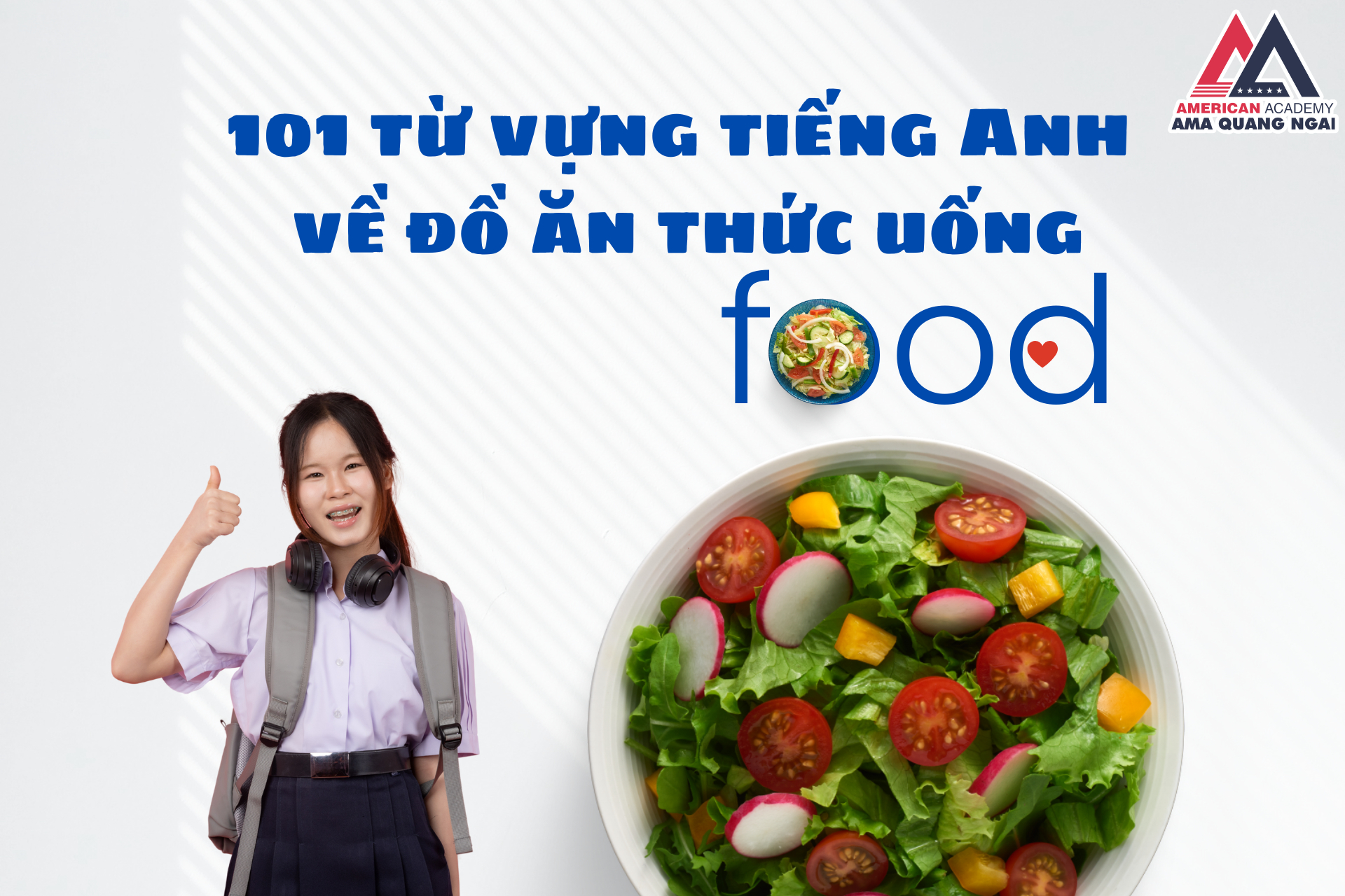 Từ vựng tiếng Anh về đồ ăn thức uống